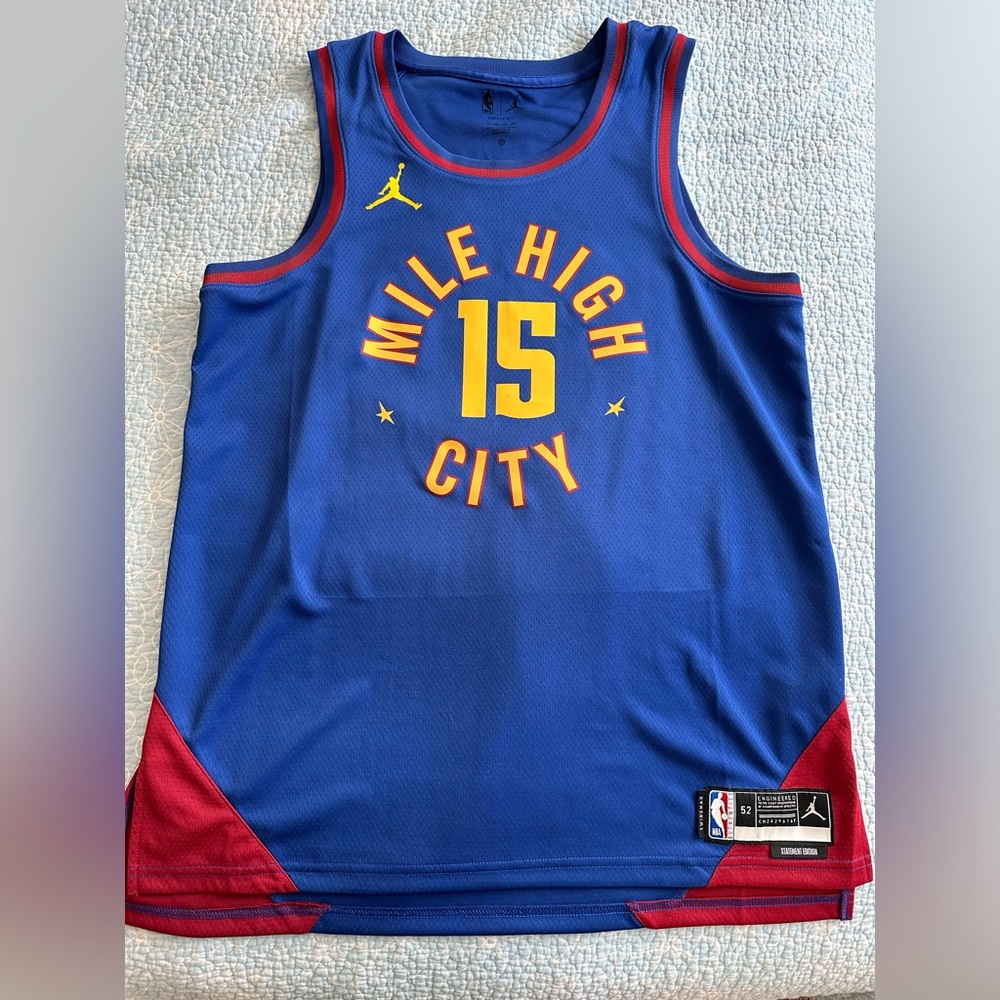 2023 NBA CHAMPS Denver Nuggets Finals Jersey. Unisex XL. Nikola Jokic - #15